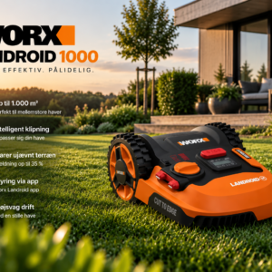 WORX Landroid 1000 – op til 1.000 m²