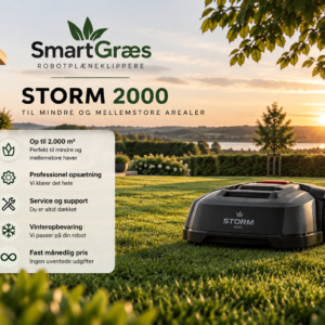 SmartGræs 2000 – op til 2.000 m² - Abonnement