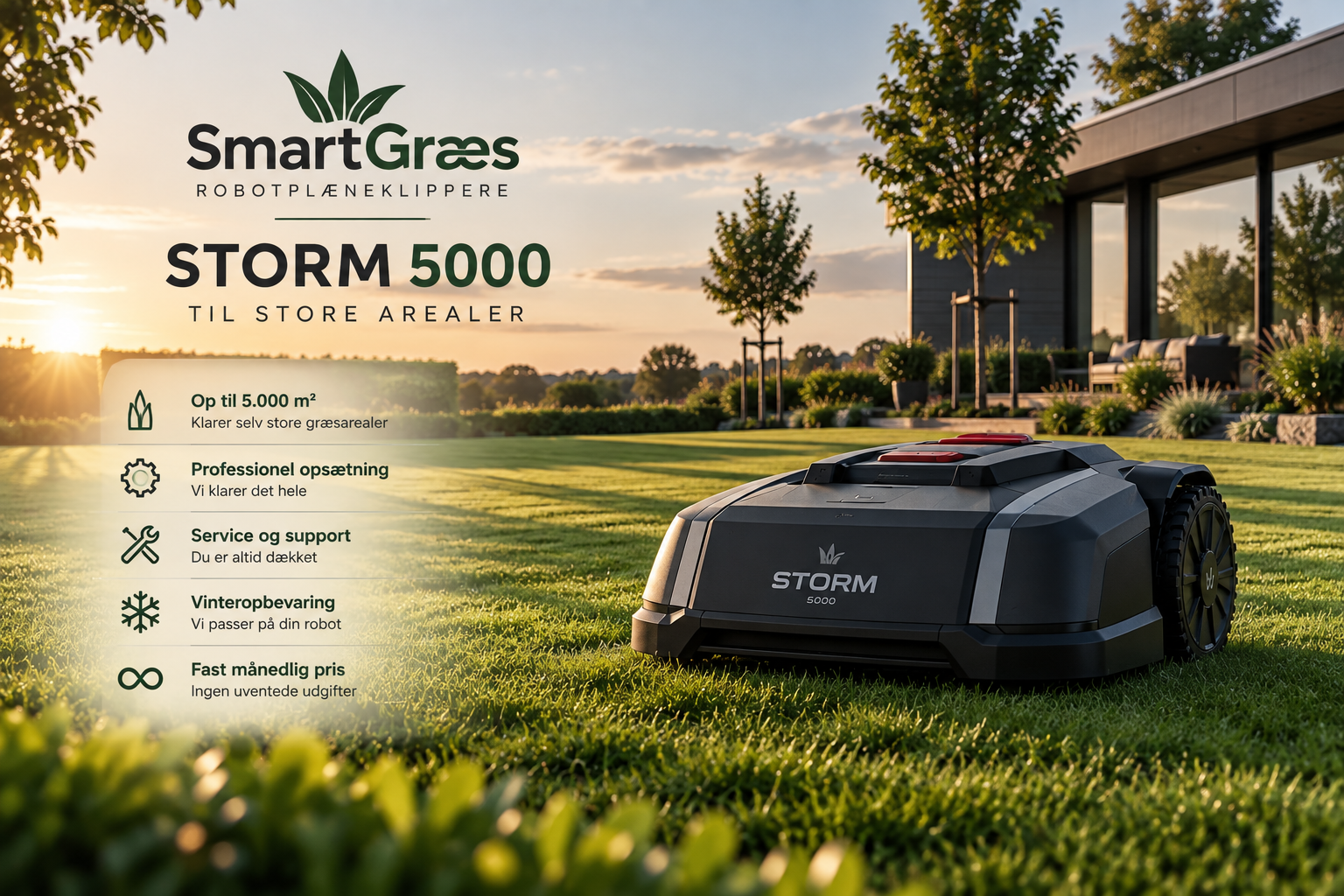 SmartGræs 5000 – op til 5.000 m² - Abonnement